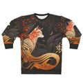 Kitsune Japanese art sweatshirt with fox emblem