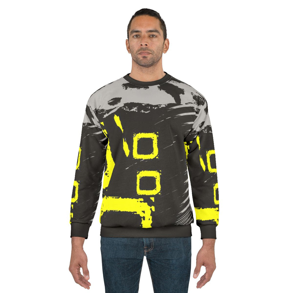Yellow cotton sweatshirt for comfortable everyday wear