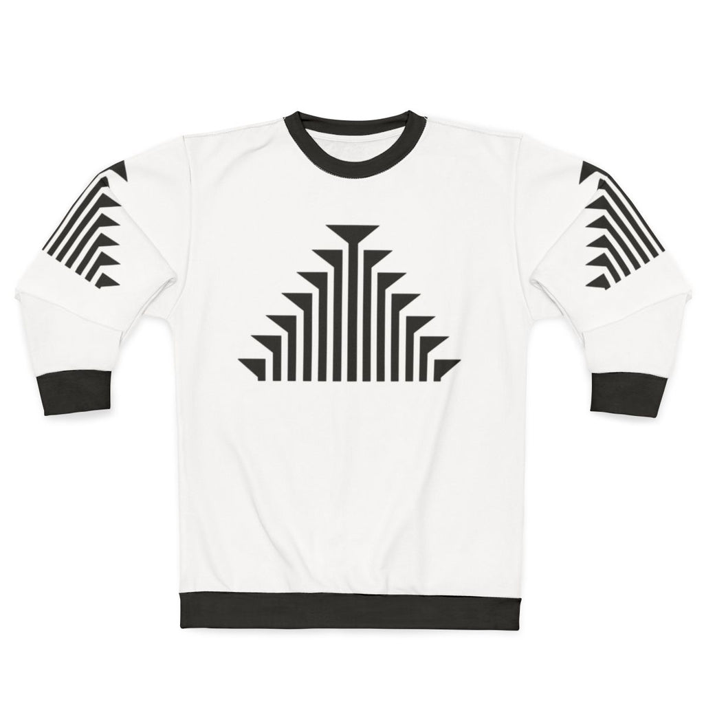 Klamath Tribes Design Solid Black Sweatshirt