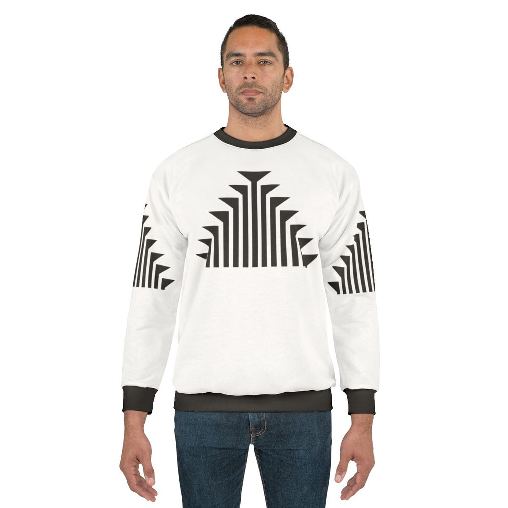 Klamath Tribes Design Solid Black Sweatshirt