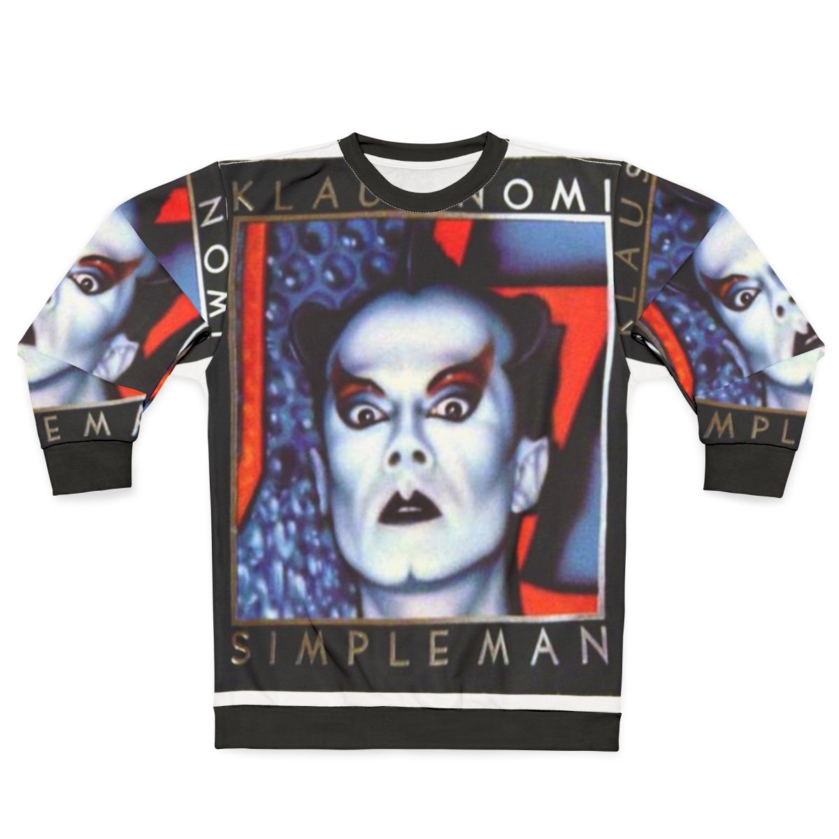 Retro 80s Klaus Nomi New Wave Graphic Sweatshirt