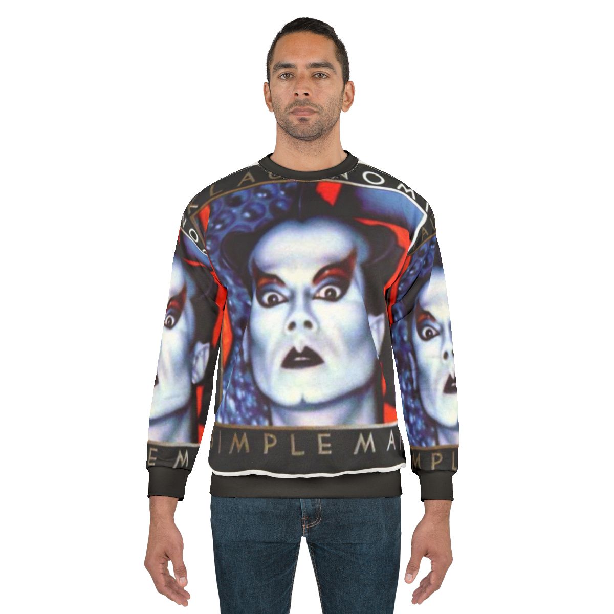 Retro 80s Klaus Nomi New Wave Graphic Sweatshirt