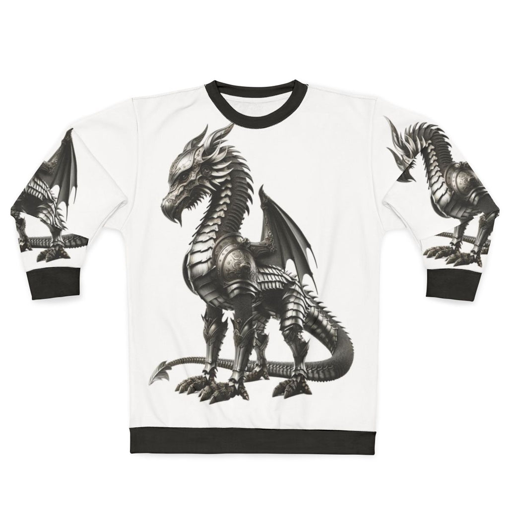 Knight Dragon Armored Fantasy Sweatshirt