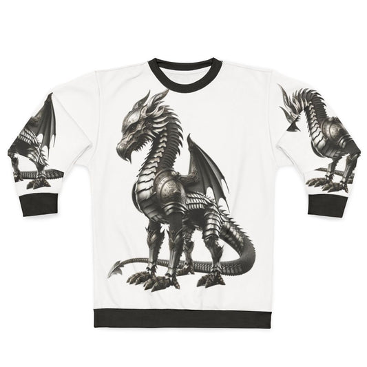 Knight Dragon Armored Fantasy Sweatshirt