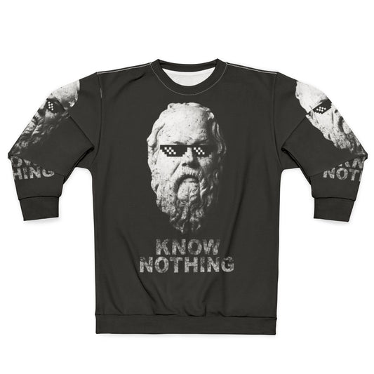 "Know Nothing" Socratic Philosophy Sweatshirt