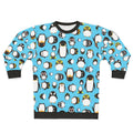 Penguin sweatshirt with various penguin species
