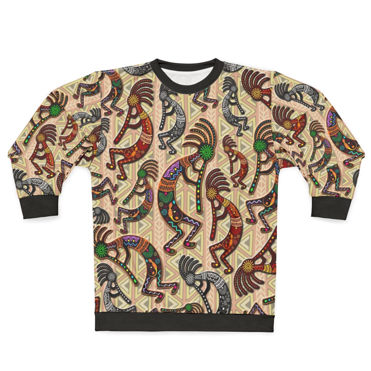 Kokopelli Tribal Pattern Sweatshirt