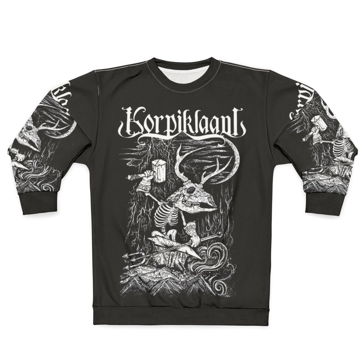 Korpiklaani Vanno Rauta Tapporauta folk metal band sweatshirt