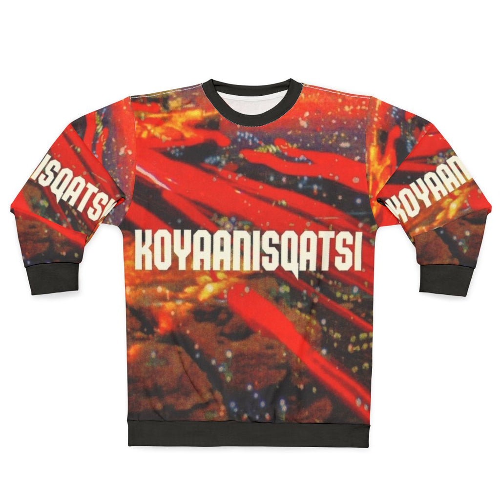 Koyaanisqatsi Sweatshirt featuring the iconic documentary film