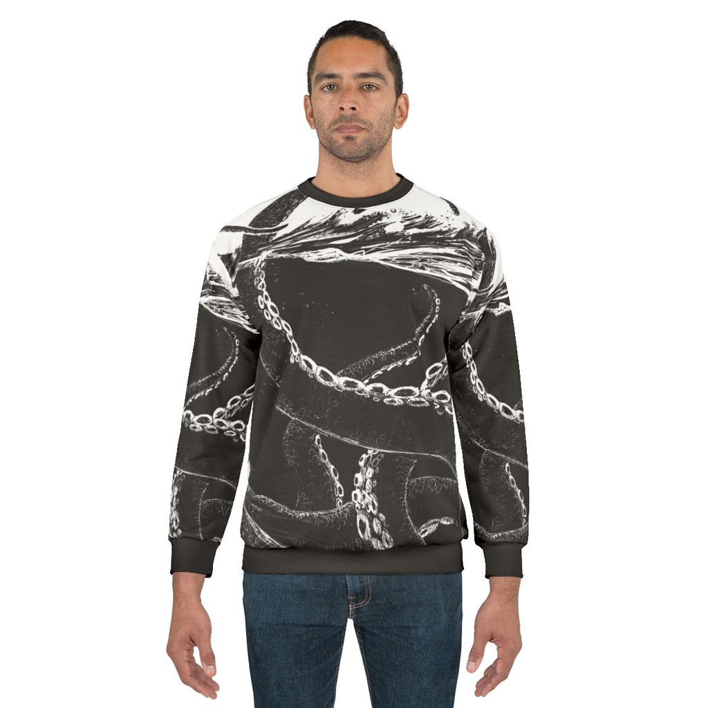 Kraken graphic design sweatshirt