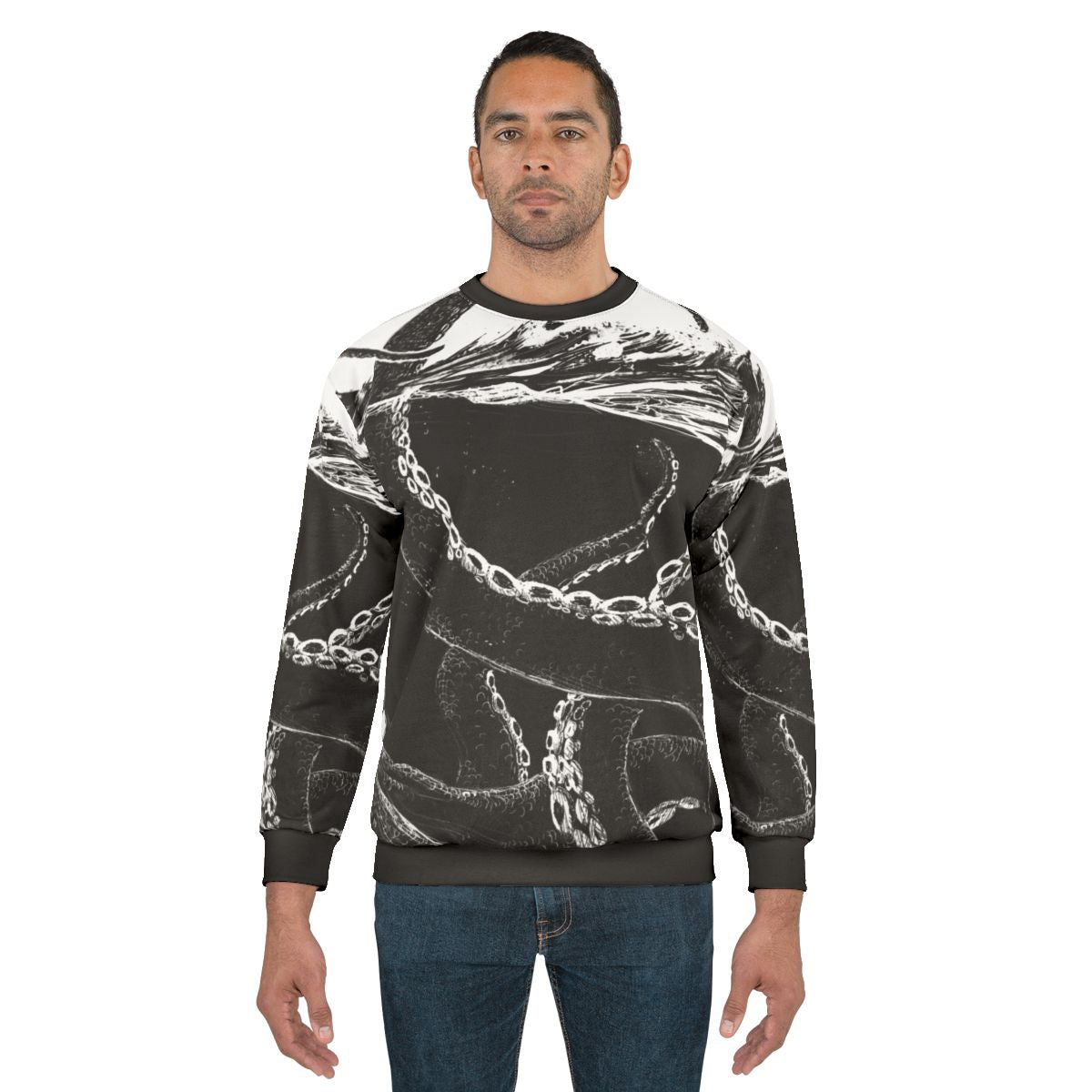 Kraken graphic design sweatshirt