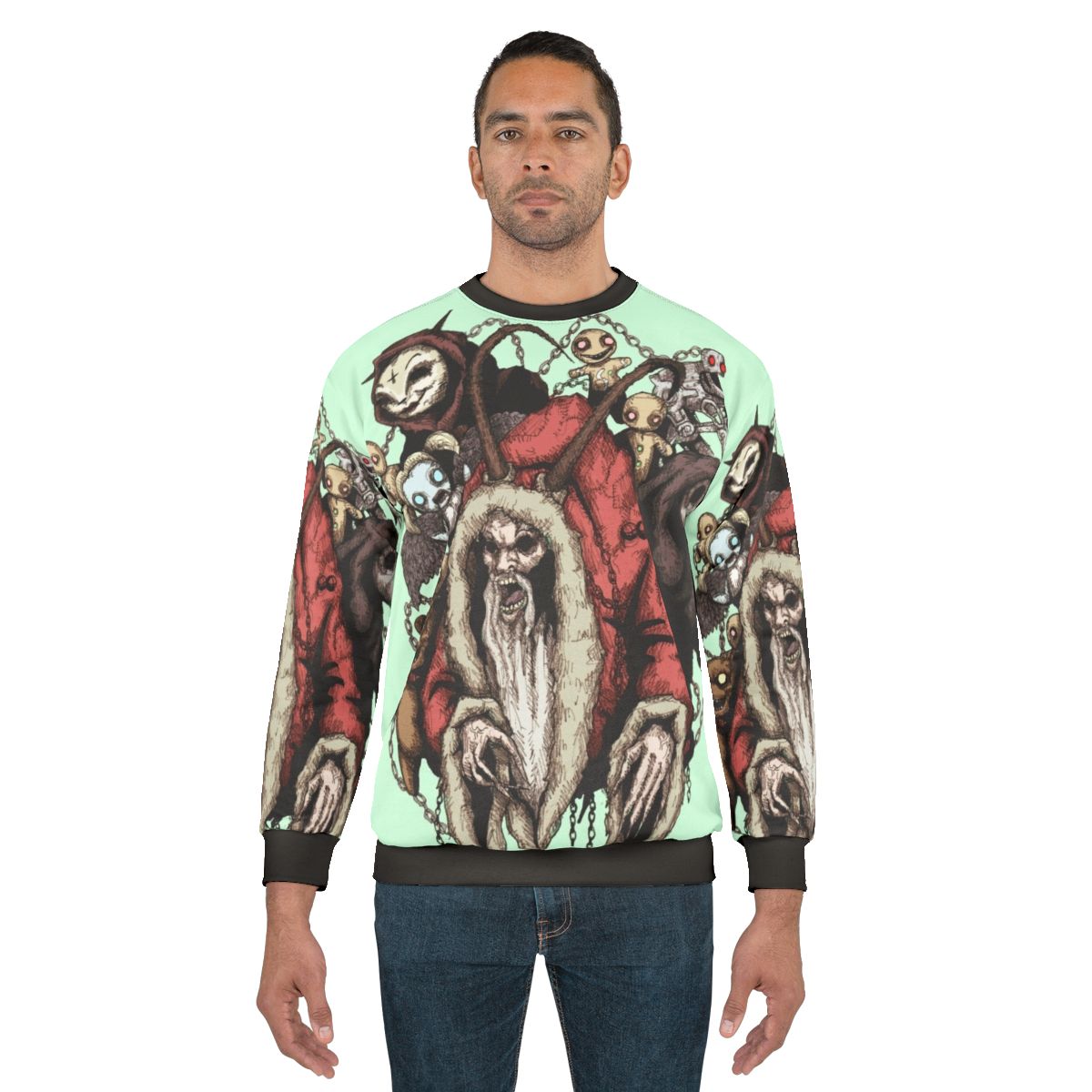 Krampus 2.0 Christmas Horror Sweatshirt