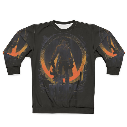 Krieg Borderlands 2 Sweatshirt featuring the character Krieg from the Borderlands video game series