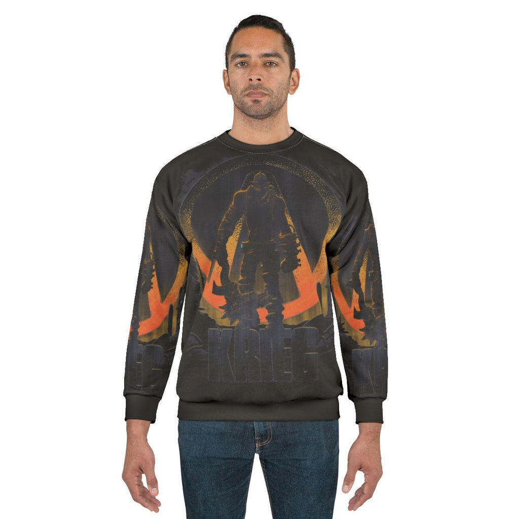 Krieg Borderlands 2 Sweatshirt featuring the character Krieg from the Borderlands video game series