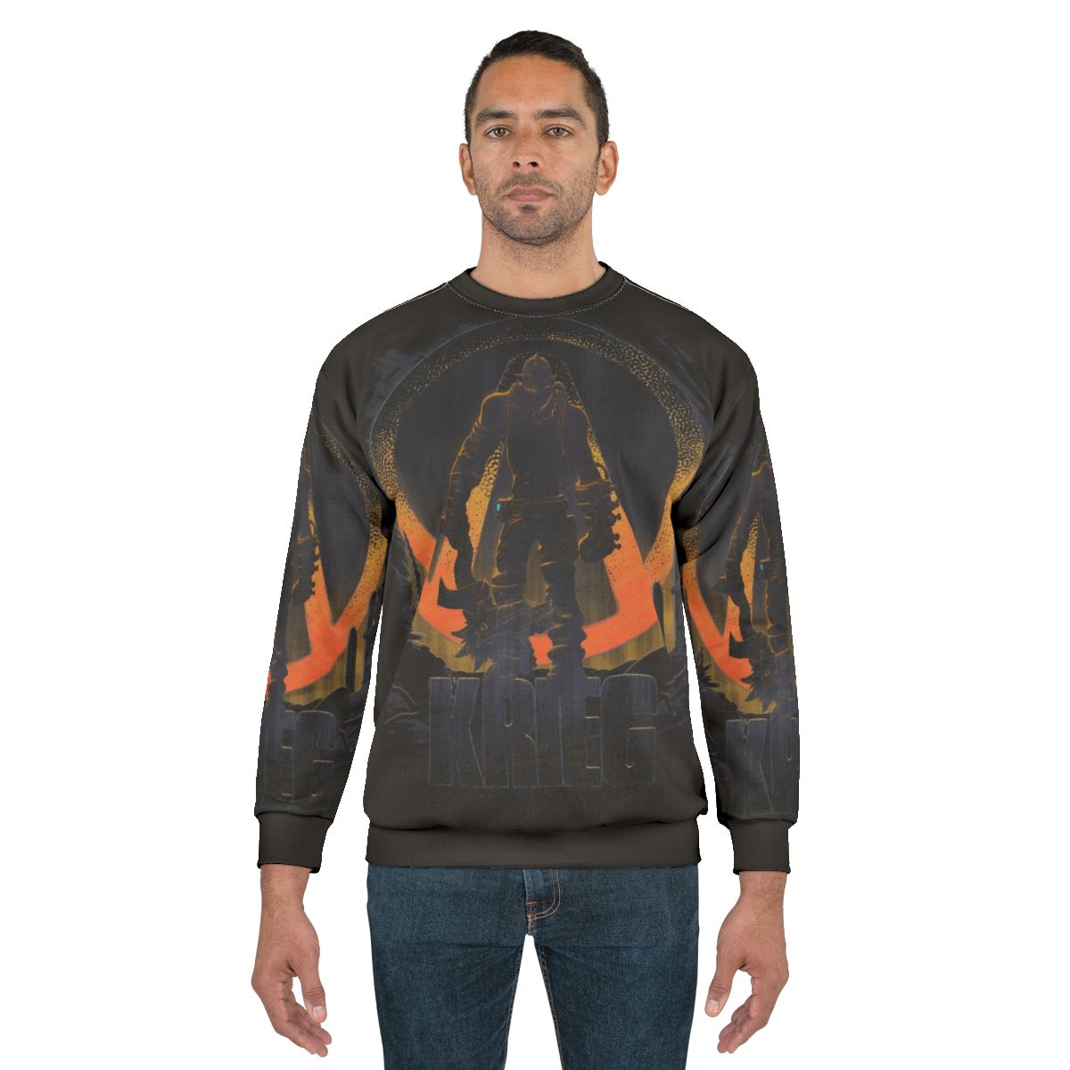 Krieg Borderlands 2 Sweatshirt featuring the character Krieg from the Borderlands video game series