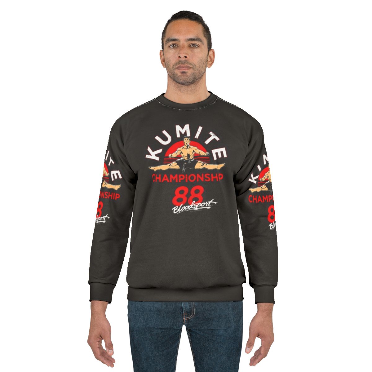 Kumite Championship 88 Sweatshirt featuring Jean-Claude Van Damme