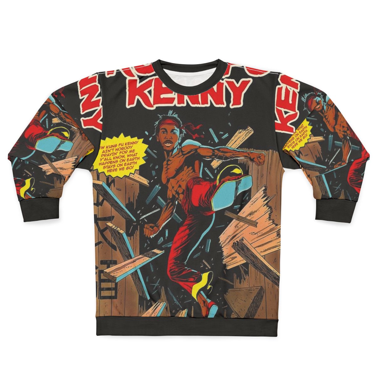 Kung Fu Kenny Kendrick Lamar Hip Hop Sweatshirt