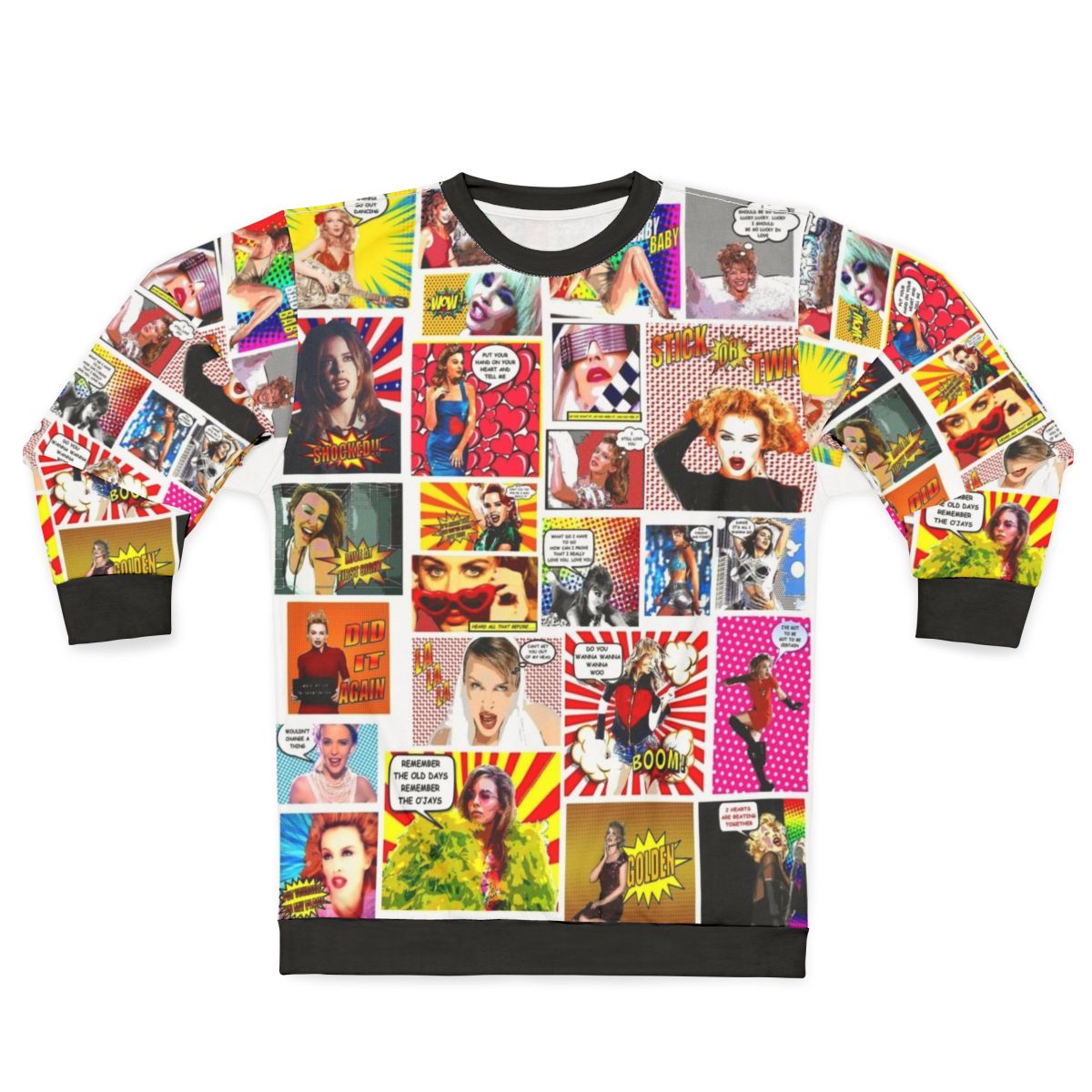 Kylie Minogue 'Even More Pow Wow' Colorful Sweatshirt