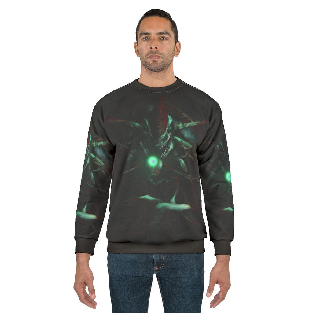 Subnautica Reaper Leviathan Gaming Fanart Sweatshirt