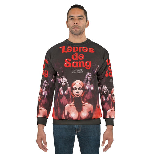 "L'vres de Sang Horror Movie Vampire Sweatshirt"