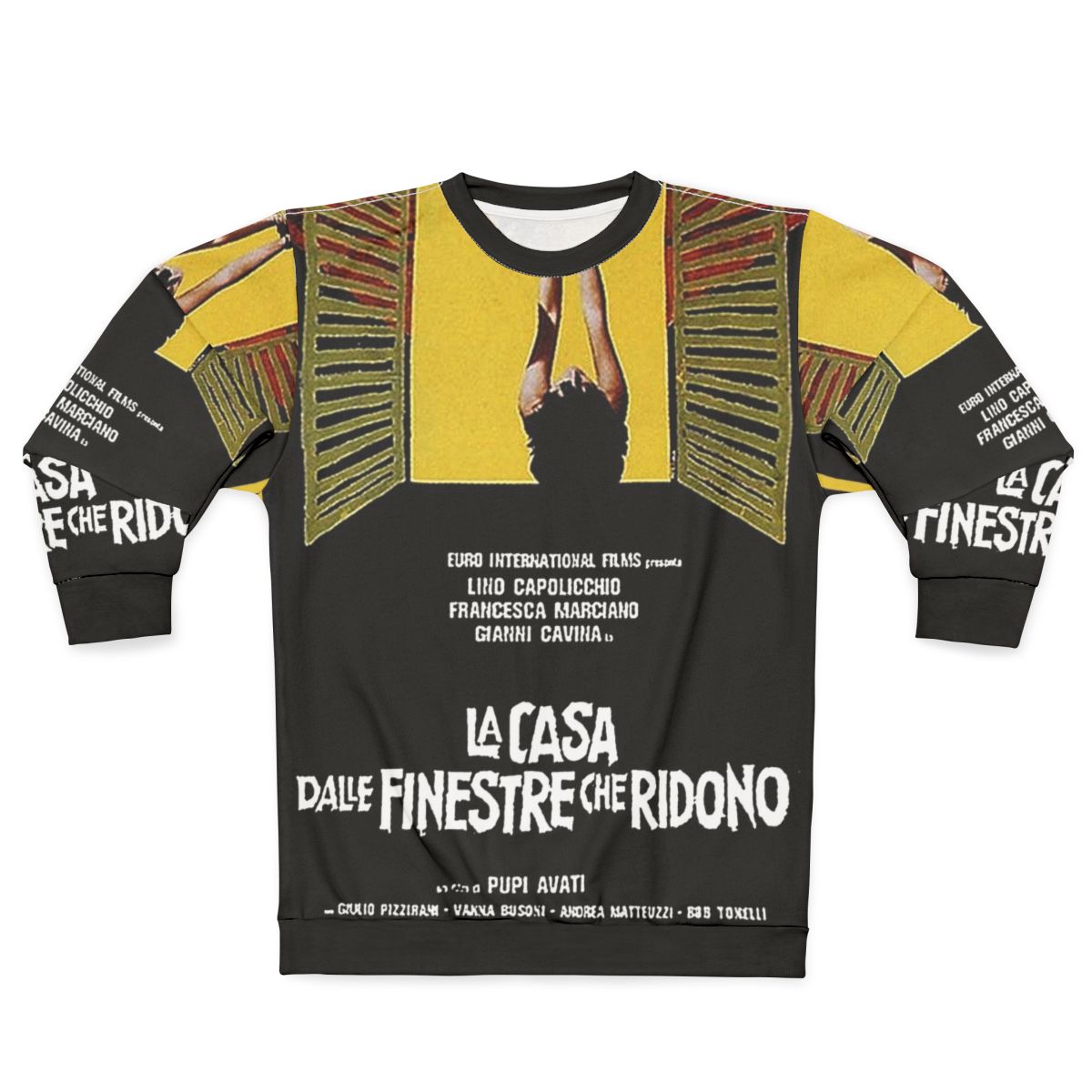 La Casa Dalle Finestre Che Ridono Italian Horror Thriller Sweatshirt