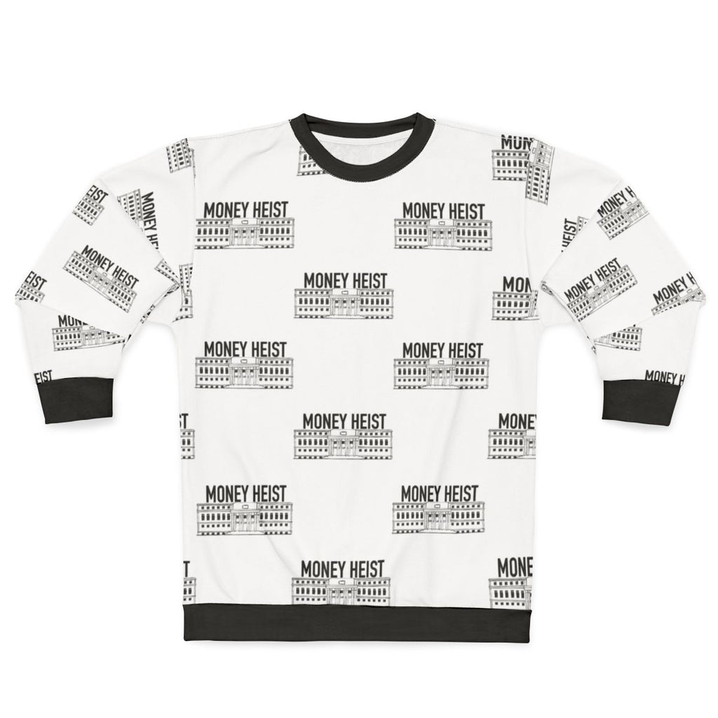 La Casa De Papel Sweatshirt featuring the Professor and Sergio from the hit Netflix TV show