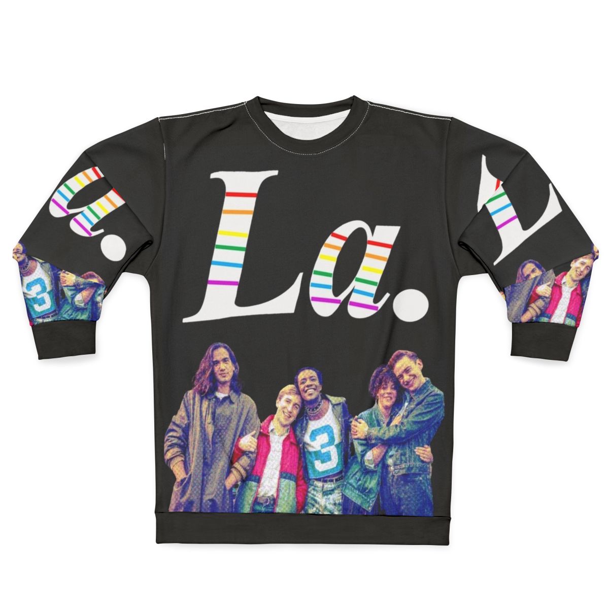 Colorful LGBTQ "It's a Sin" LA sweatshirt