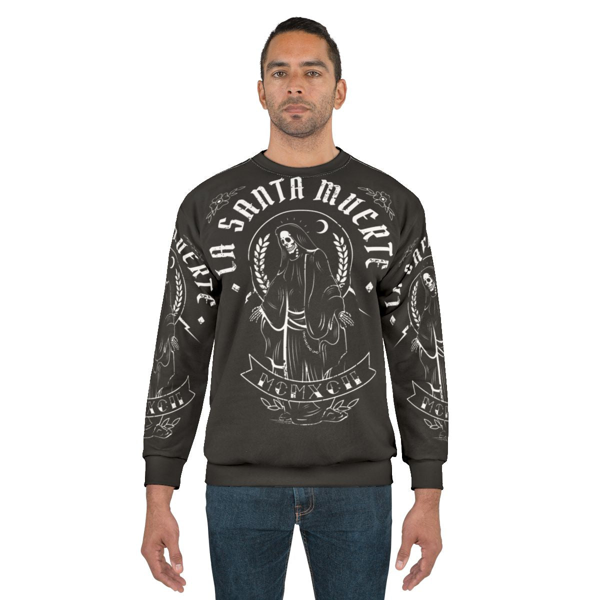 La Santa Muerte Skull Sweatshirt