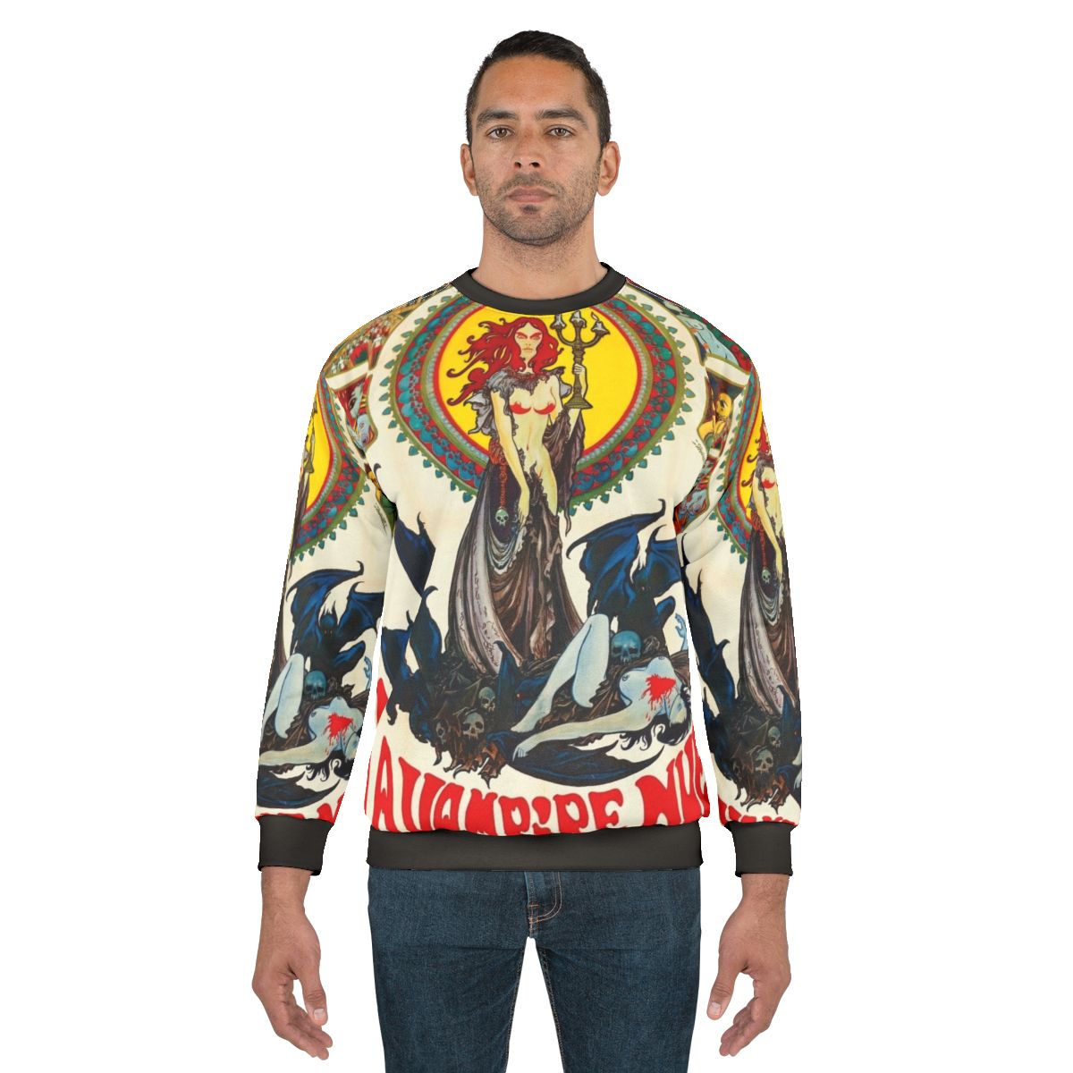 Gothic horror 'La Vampire Nue' sweatshirt