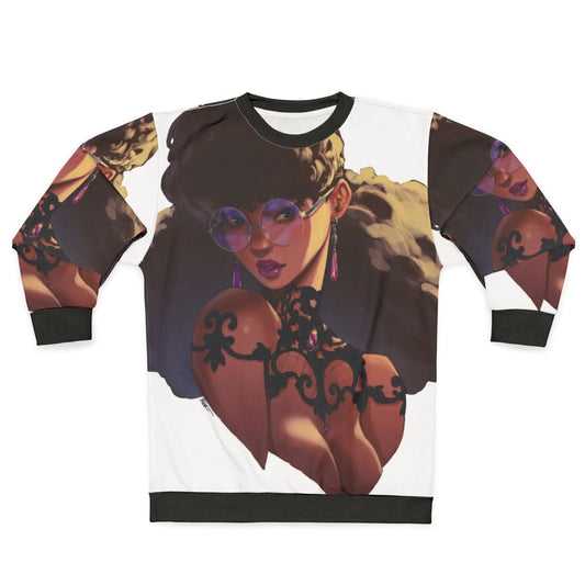 Lace Sweatshirt for Afro Fashion