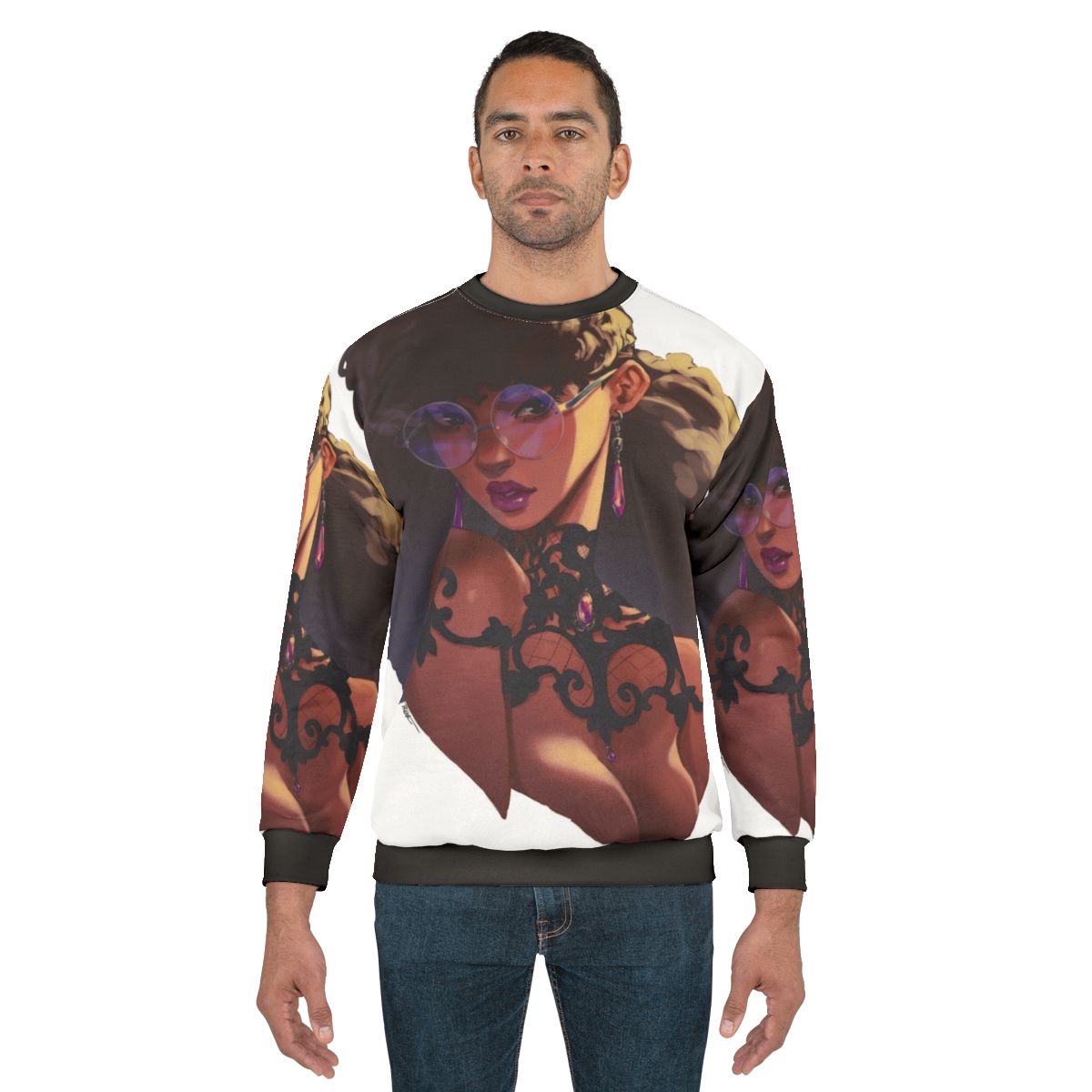 Lace Sweatshirt for Afro Fashion