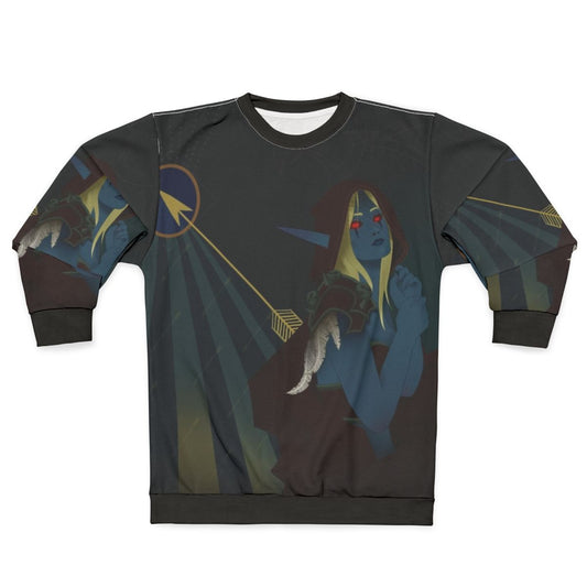 Lady Sylvanas Windrunner Tarot Card Sweatshirt