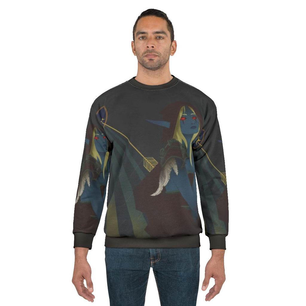 Lady Sylvanas Windrunner Tarot Card Sweatshirt