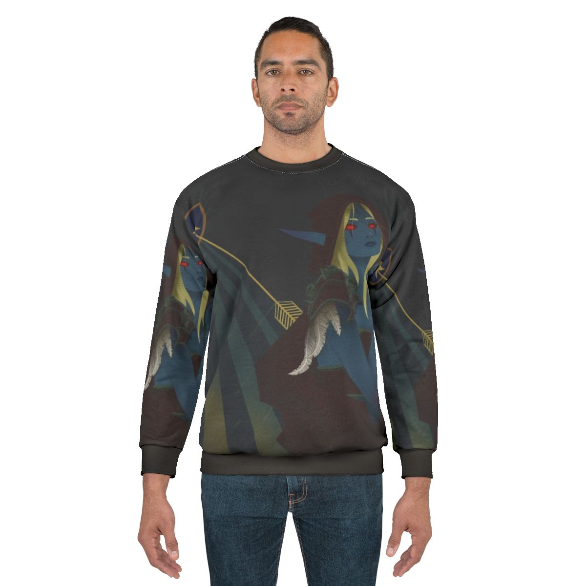 Lady Sylvanas Windrunner Tarot Card Sweatshirt