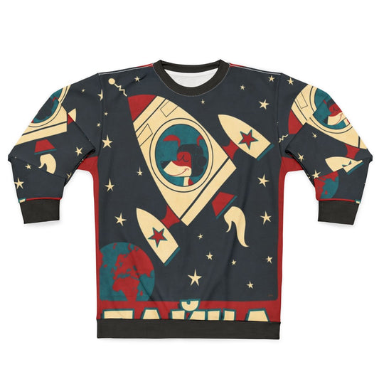 Laika the Soviet space dog sweatshirt