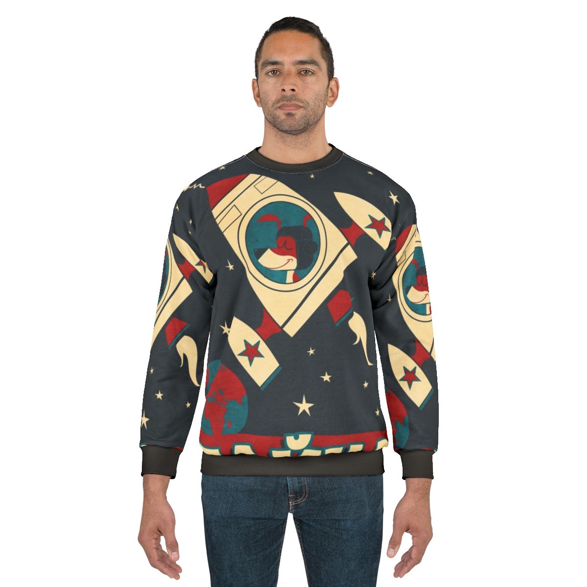 Laika the Soviet space dog sweatshirt