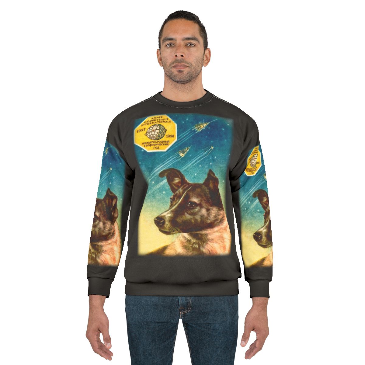 Laika the Sputnik 2 Russian Space Dog Sweatshirt