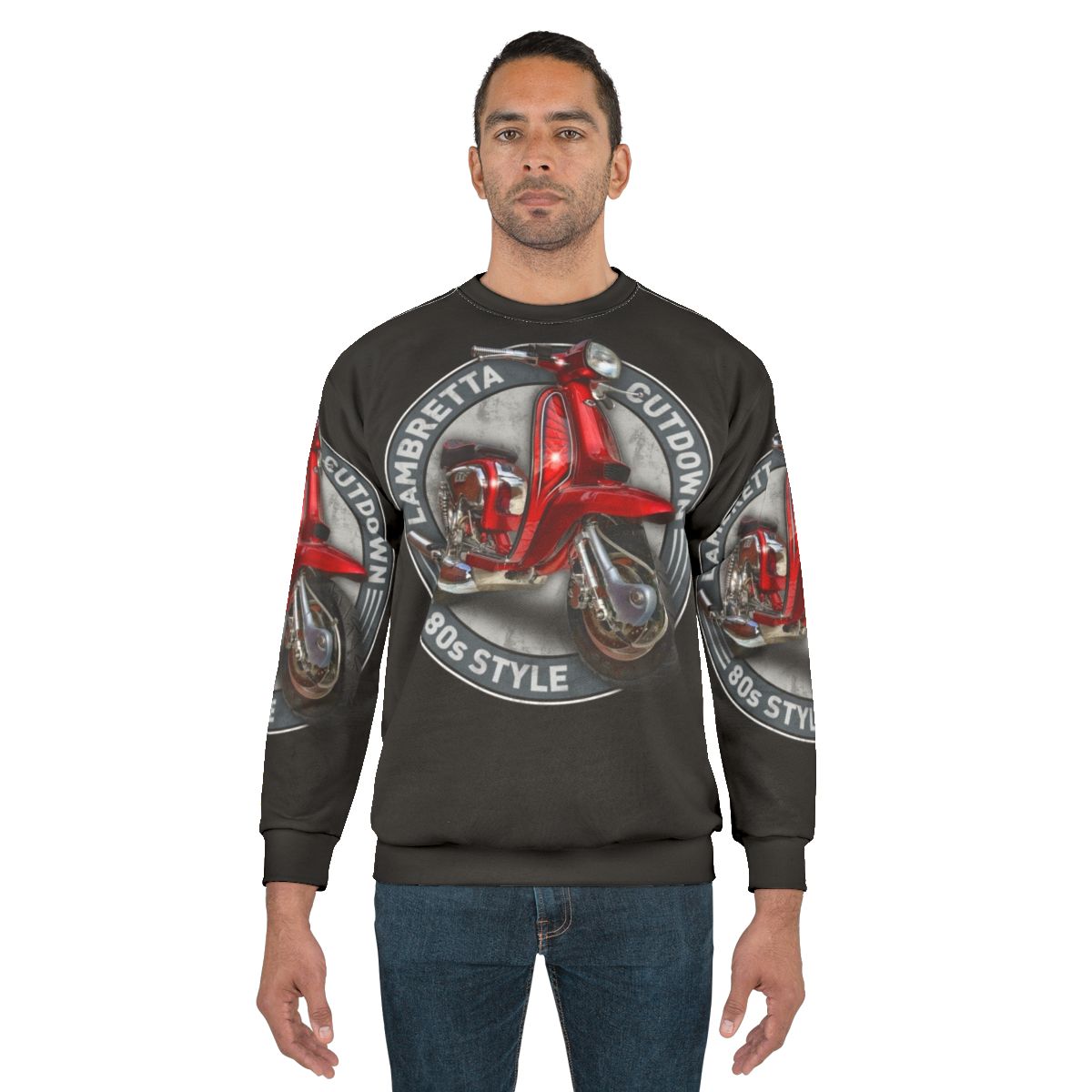 Lambretta 80s Style Cutdown Sweatshirt