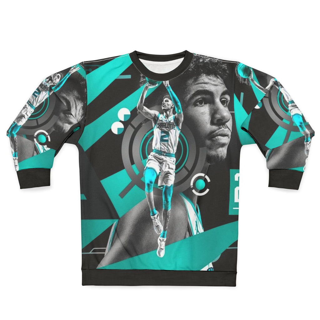 Lamelo Ball Sweatshirt - Basketball Player Graphic Design