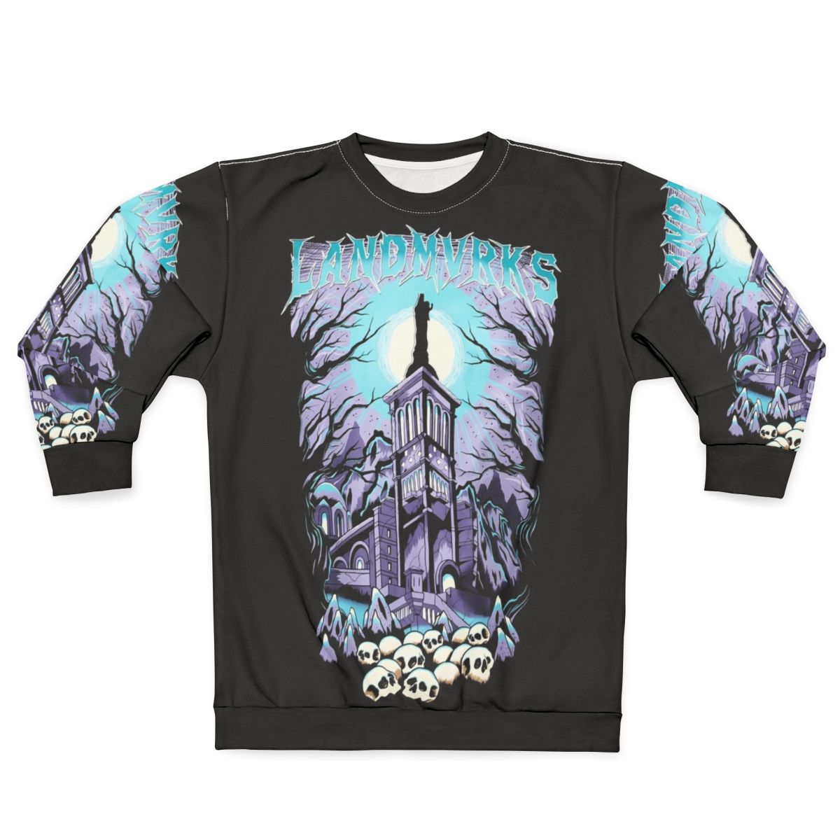 Landmvrks Skull Castle Sweatshirt - Heavy Metal Band Merchandise