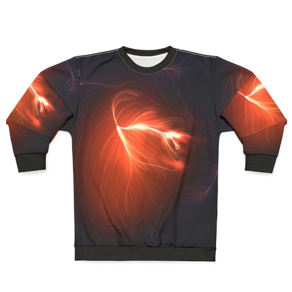 Laniakea Supercluster Sweatshirt with galaxy cluster and cosmic universe design