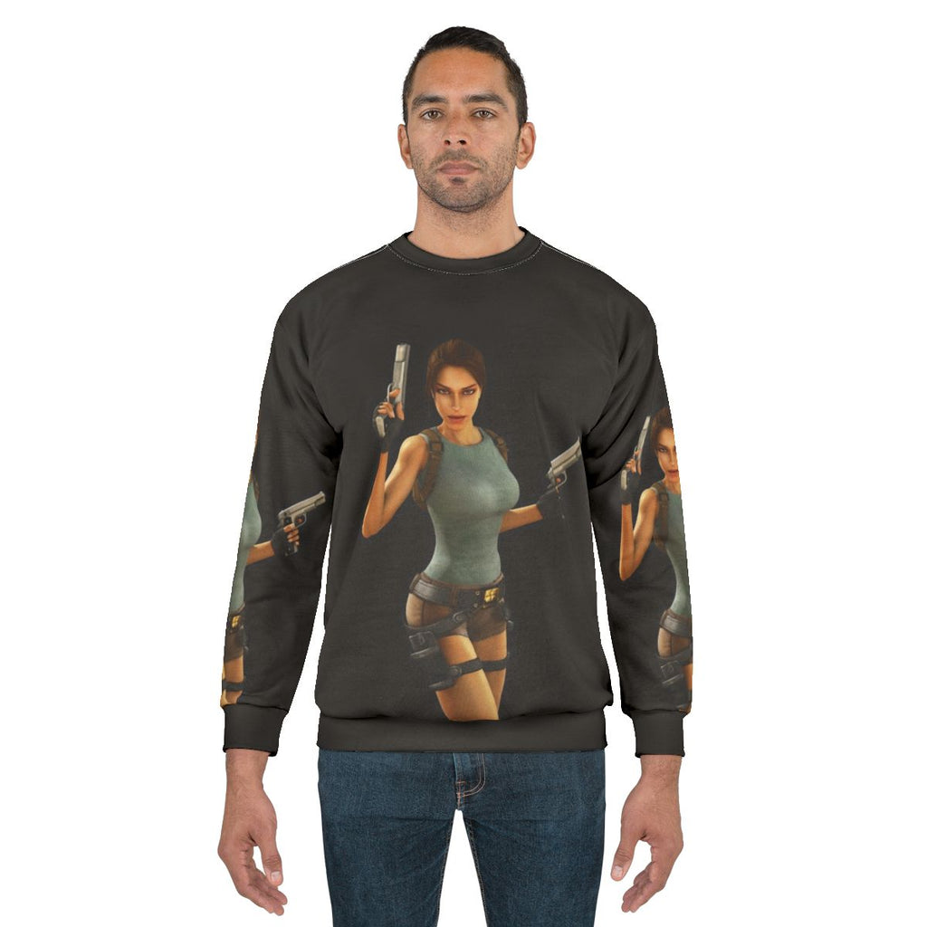 Lara Croft 20th Anniversary Tomb Raider Gaming Sweatshirt
