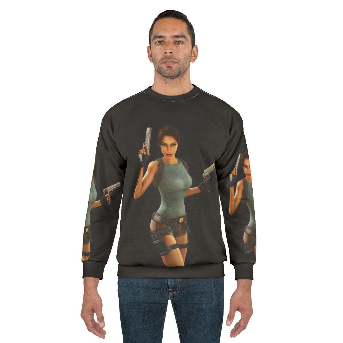 Lara Croft 20th Anniversary Tomb Raider Gaming Sweatshirt