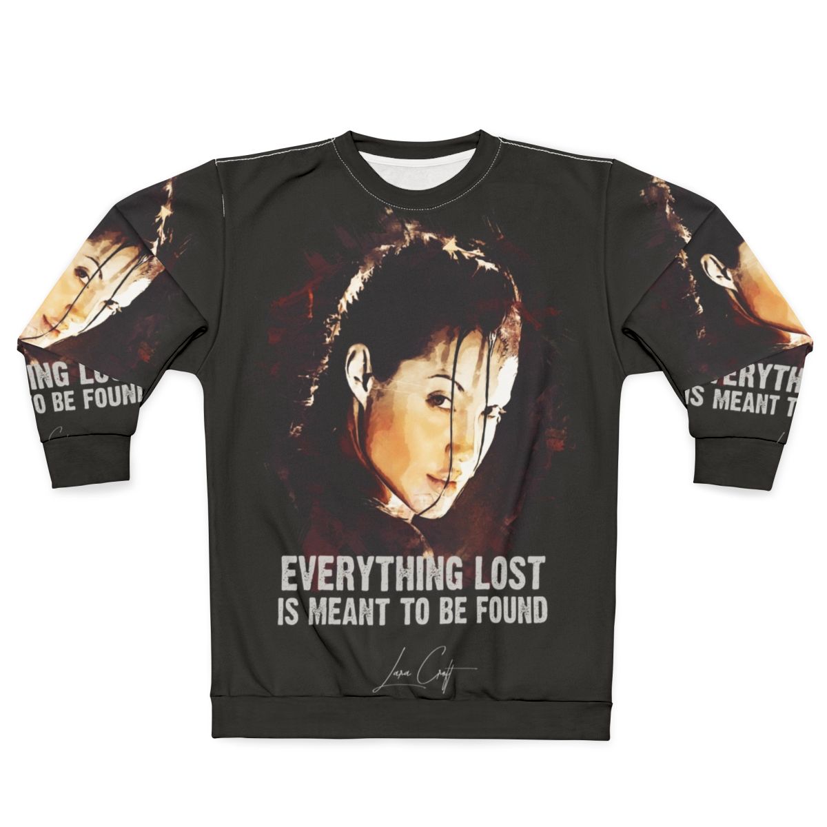 Lara Croft Tomb Raider Angelina Jolie Movie Sweatshirt