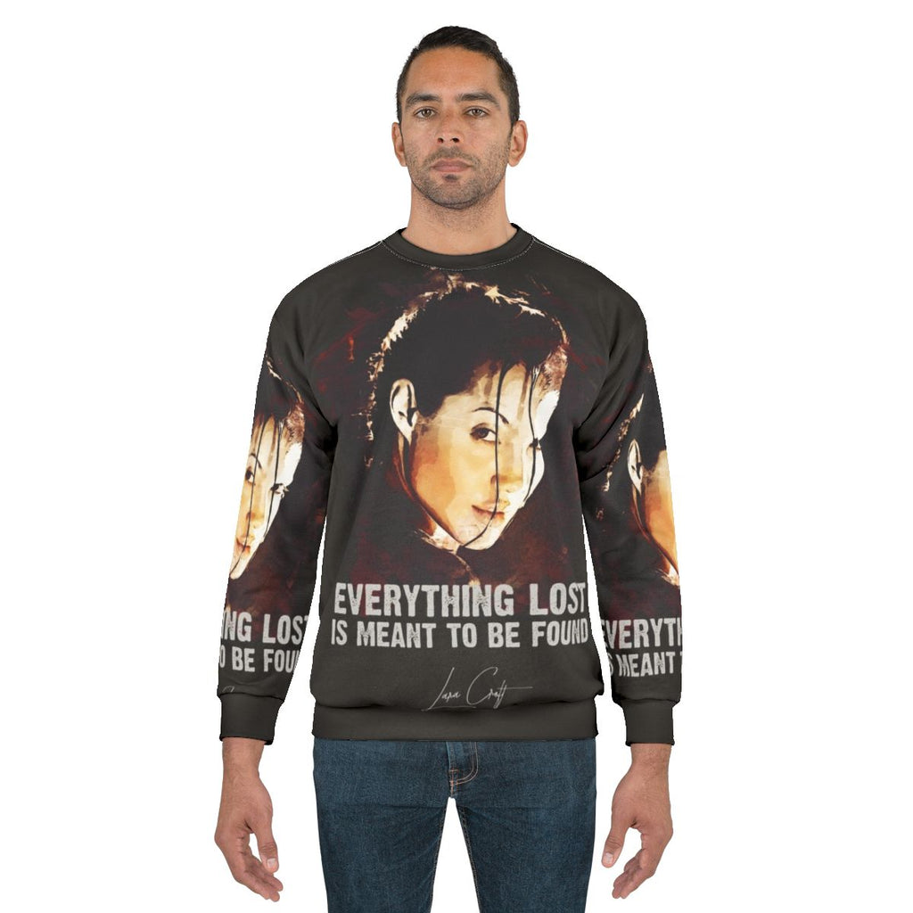Lara Croft Tomb Raider Angelina Jolie Movie Sweatshirt