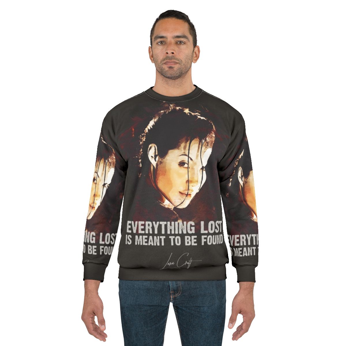Lara Croft Tomb Raider Angelina Jolie Movie Sweatshirt