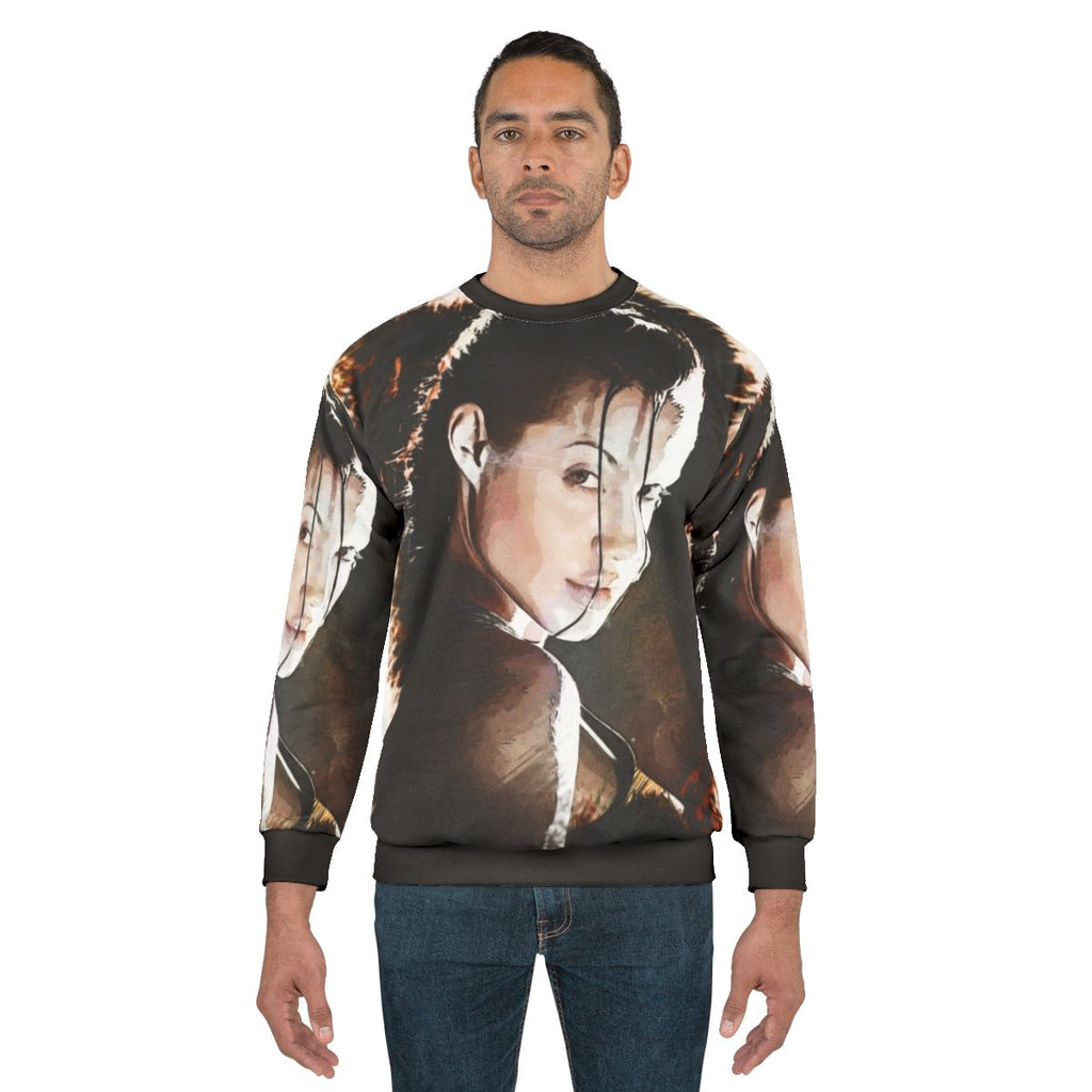 Lara Croft Tomb Raider Angelina Jolie Sweatshirt