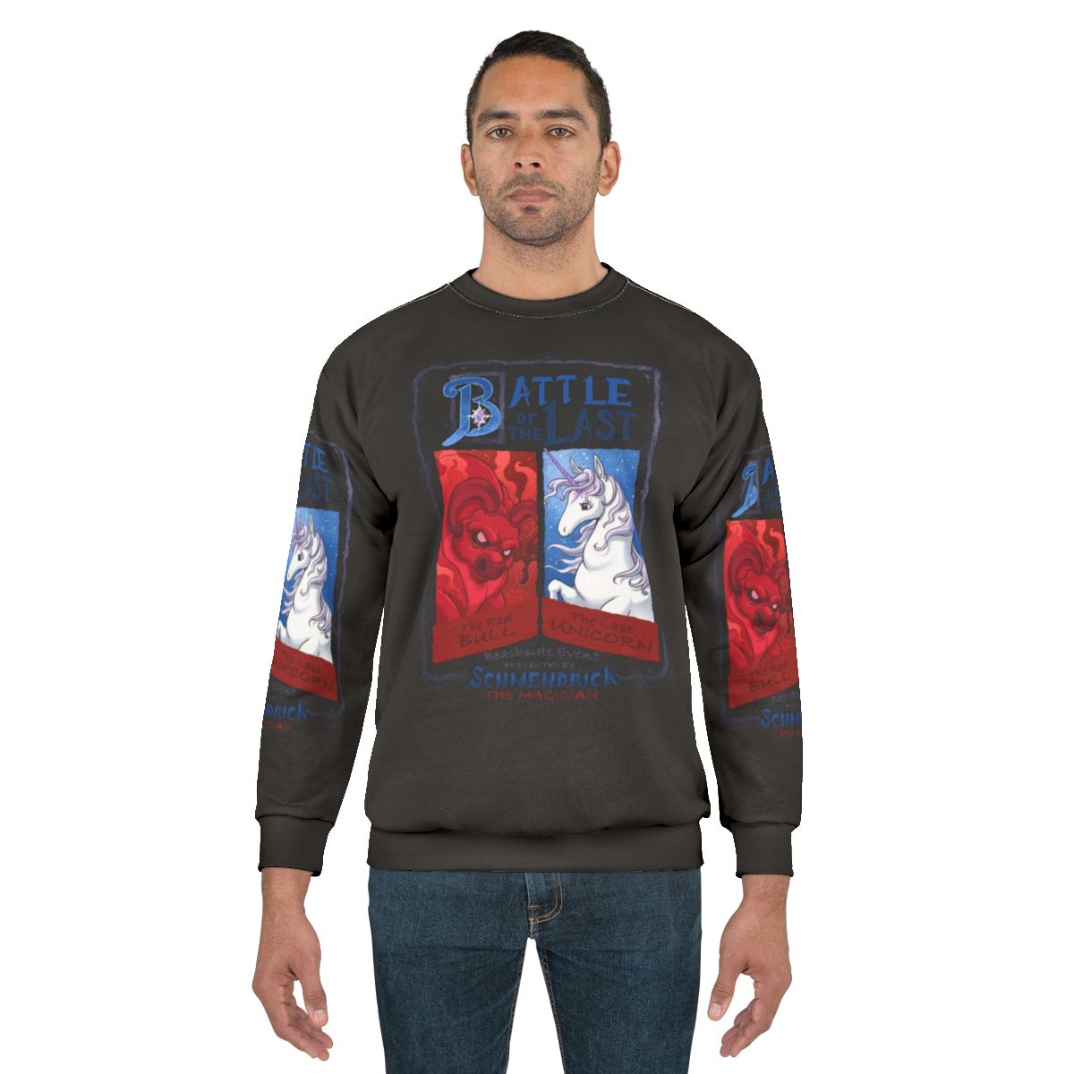The Last Unicorn Battle Sweatshirt - 80s Fantasy Clothing