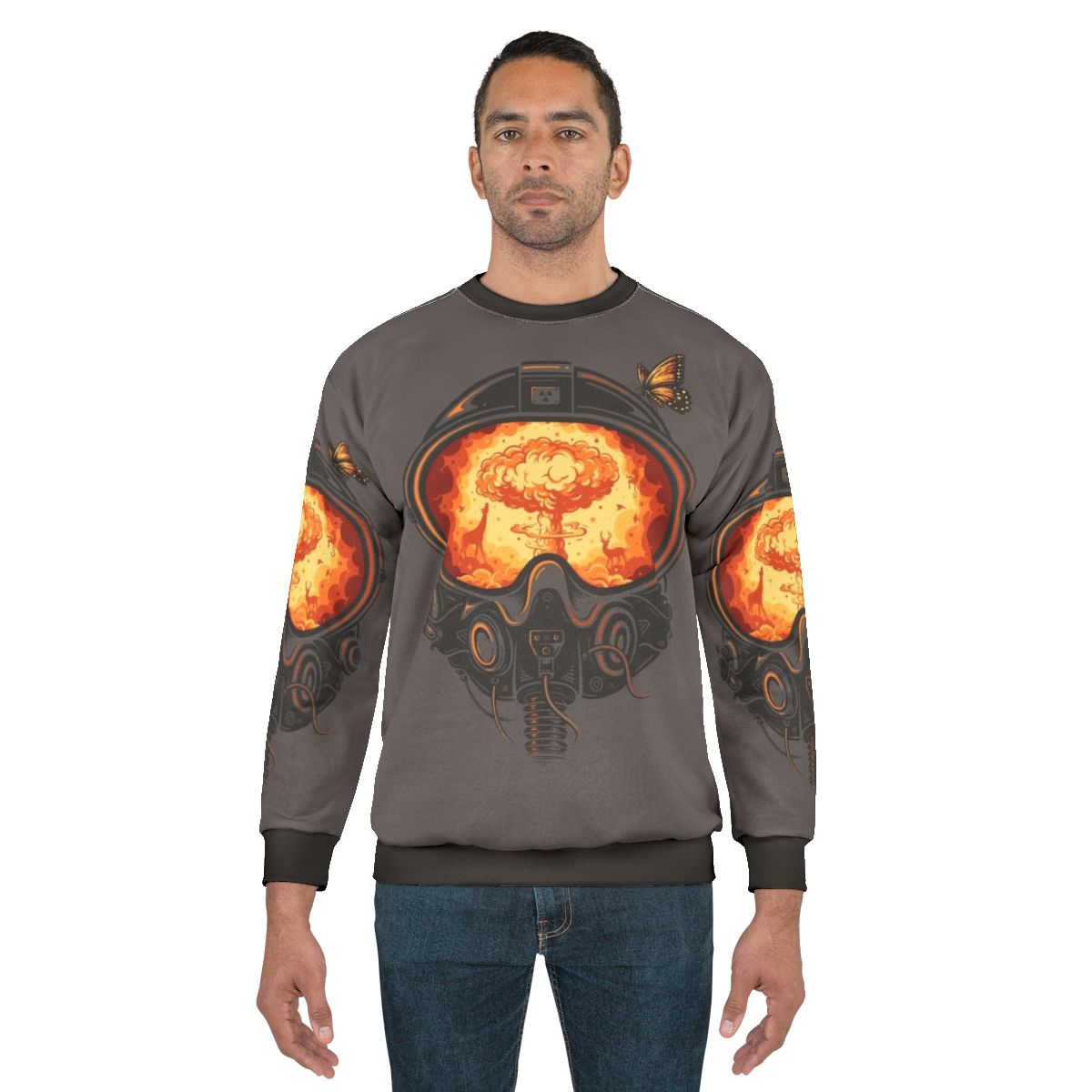 Pilot's Farewell Sweatshirt with Nature and Animal Design