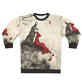 Last Leaf Sweatshirt featuring a gothic fantasy design with a woodland creature